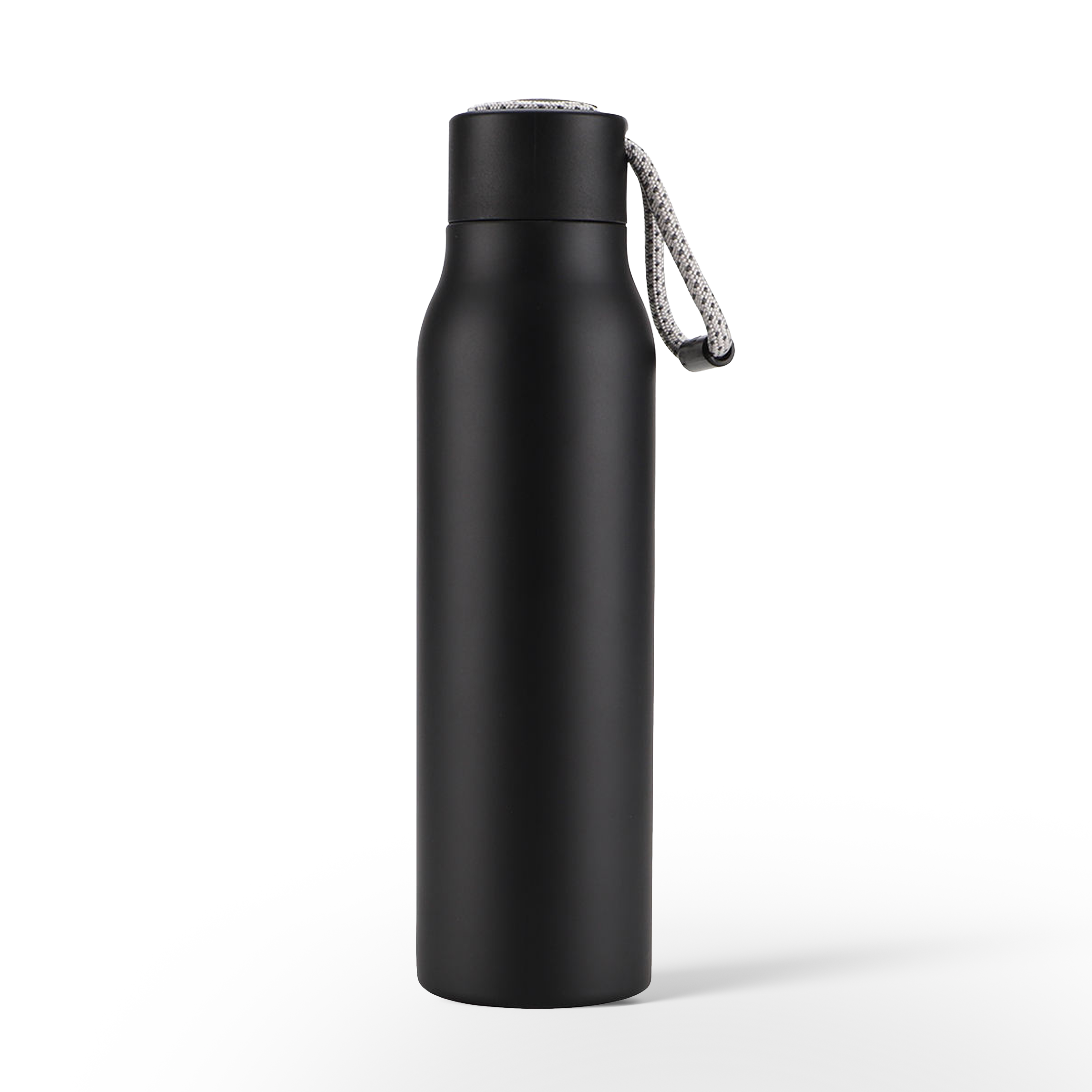 Stainless Steel Water Bottle with Portable Strap 500ml